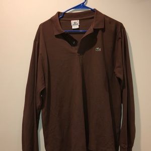 Men’s Long Sleeve Lacoste Polo